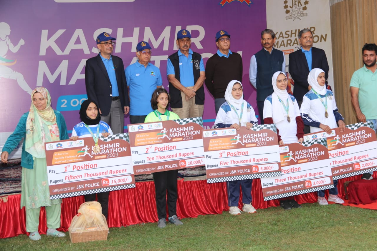 J&K Police organise ‘Kashmir Marathon-2023’