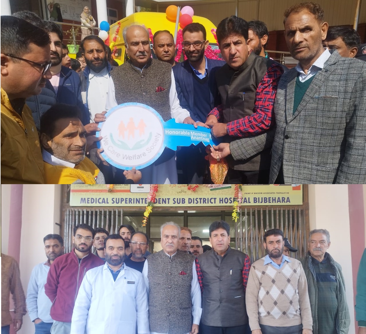 Masoodi pledges Rs 23 lakhs for construction of 640 kVA transformer at SDH Bijbehara