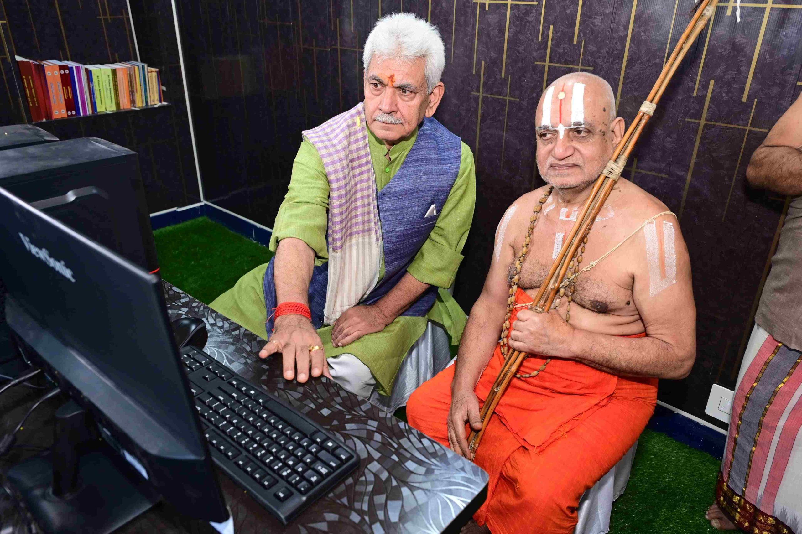 LG inaugurates Sri Ramanujacharya Saraswathi Bhandaram digital library, branch of Sri Yadugiri Yathiraja Mutt