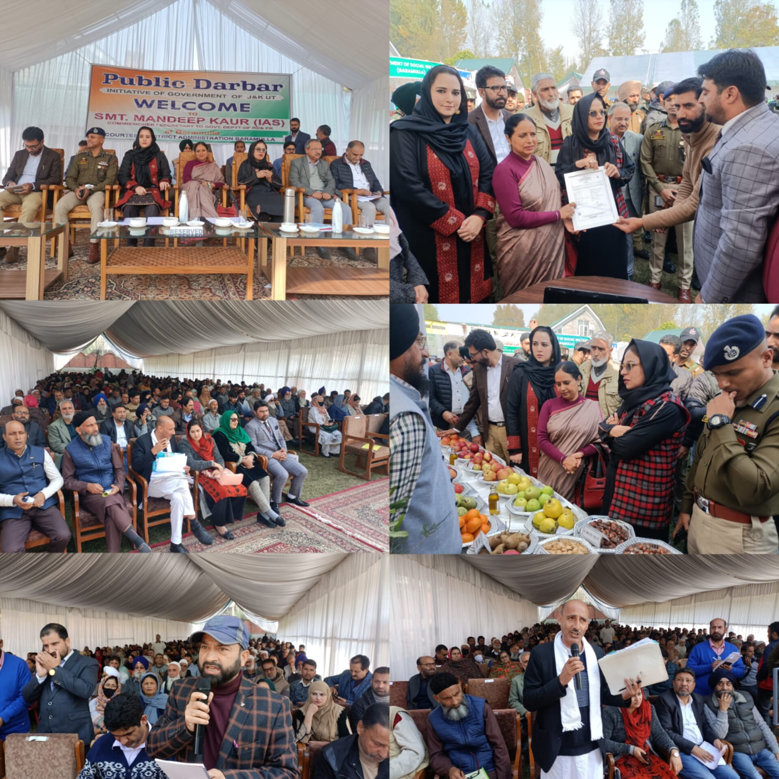 Mandeep Kour chairs Public Darbar at Baramulla
