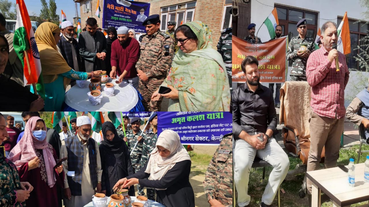 Patriotic enthusiasm marks 2nd Phase of “Meri Maati Mera Desh” campaign in Srinagar Panchayats