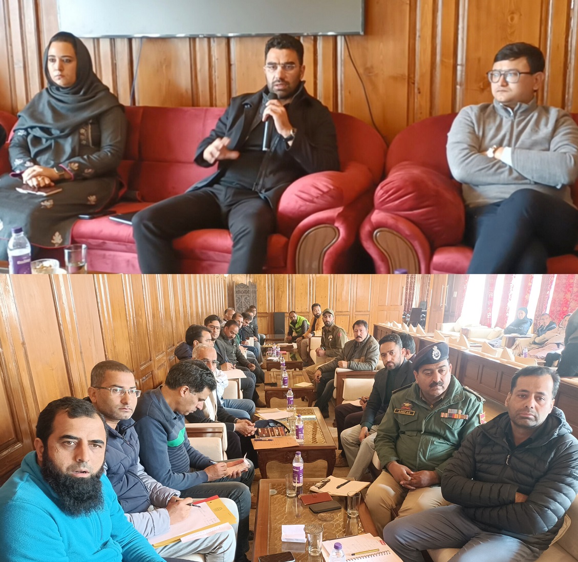 Secretary reviews preparedness for winter tourism activities at Gulmarg