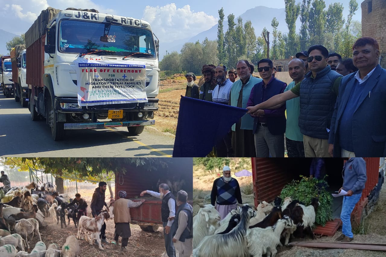 Transportation of migratory tribal families commences at Ganderbal