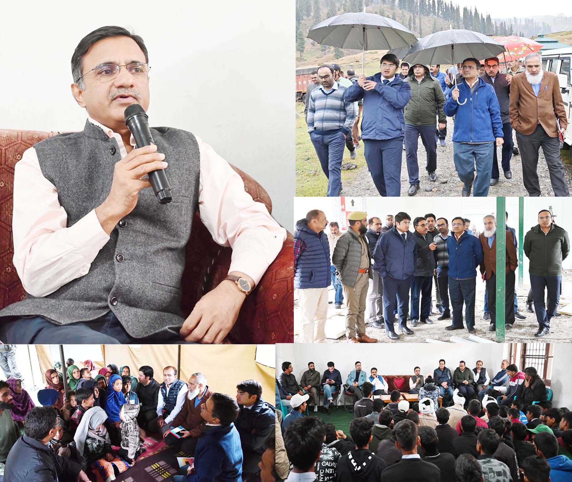 Union Secretary Tribal Affairs tours Shopian, interacts with tribal population
