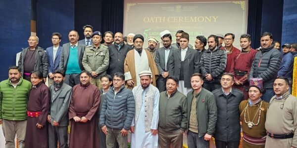 Newly-elected councillors of LAHDC-Kargil administered oath