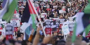 4 police officers injured in pro-Palestinian protests in UK; 29 protesters arrested