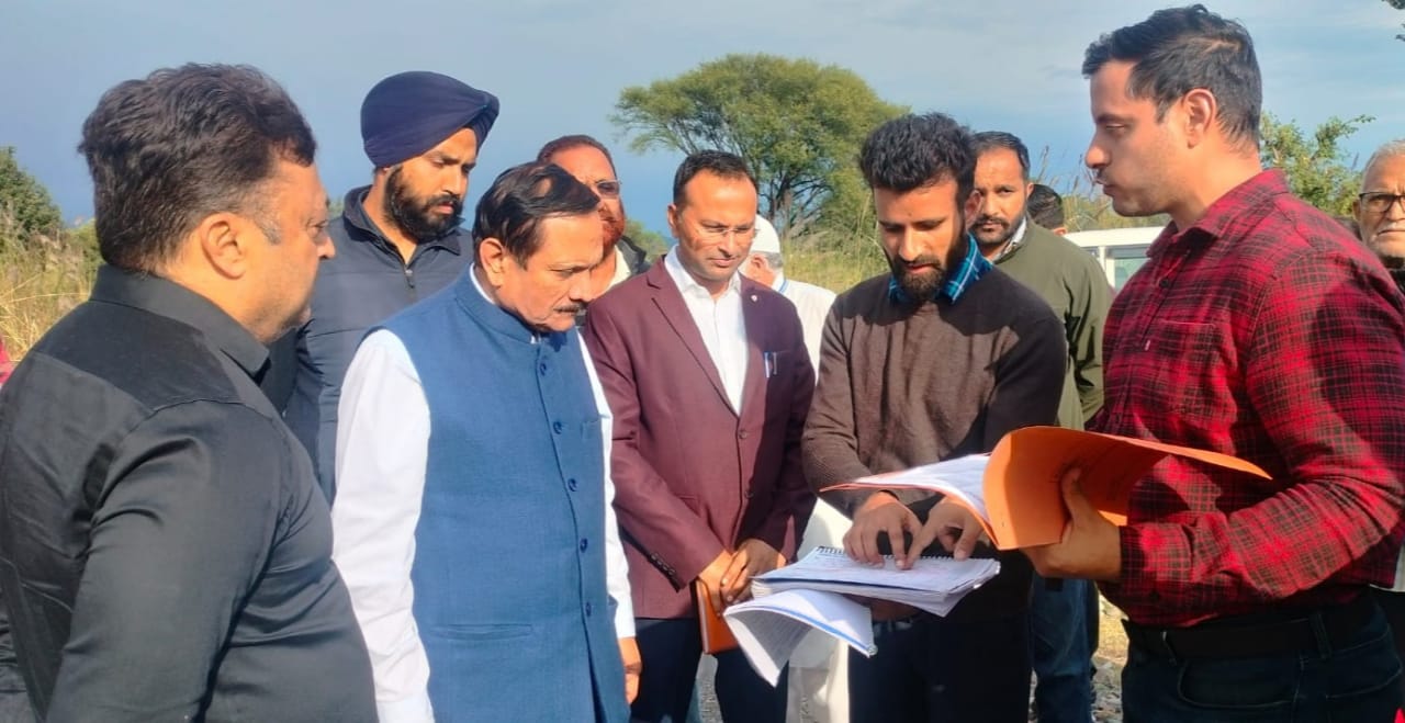 Advisor Bhatnagar visits Rajpura Akhnoor, takes on-spot review of various JJM works