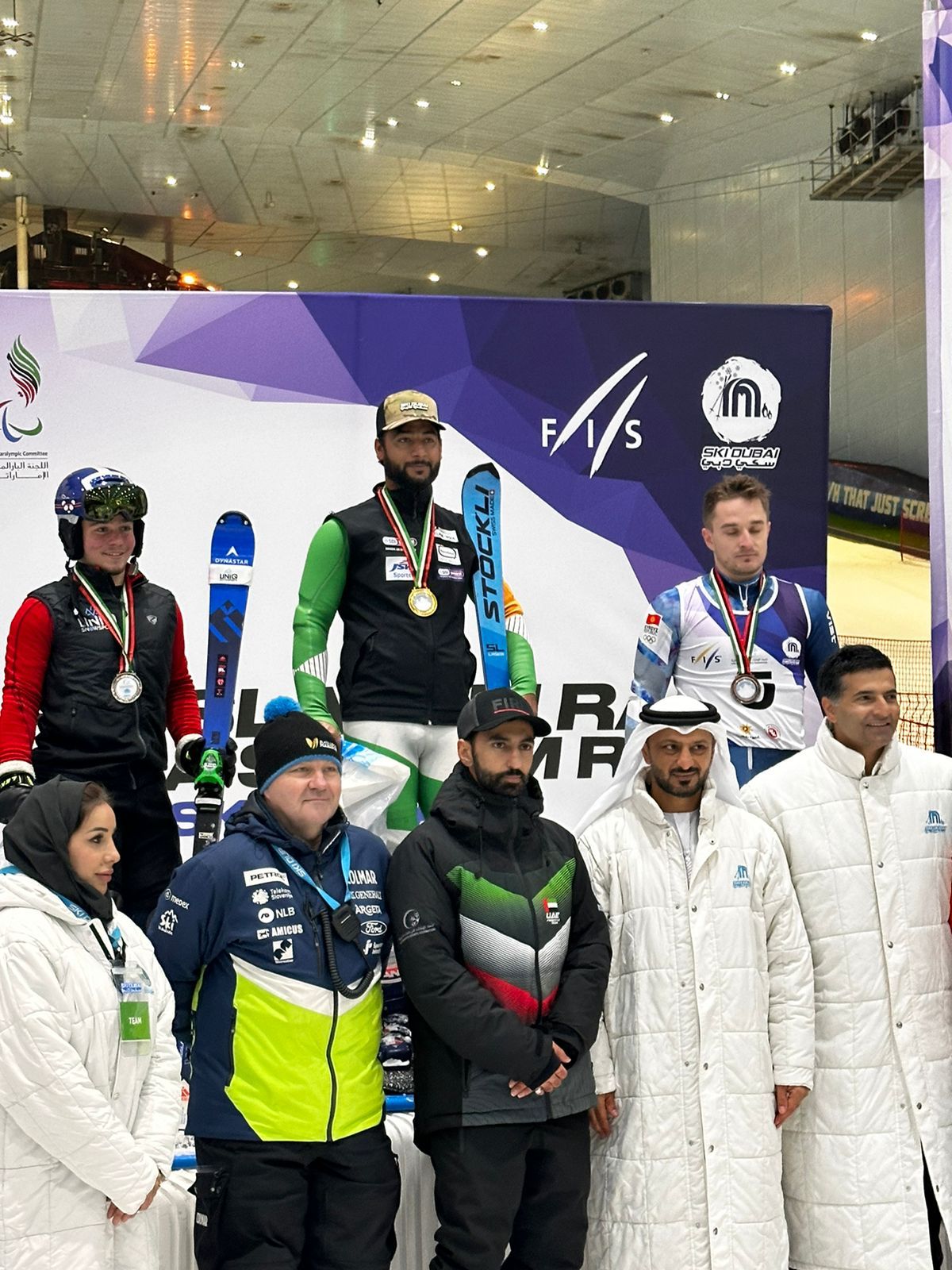 Arif Khan wins gold in FIS International Ski Race in UAE