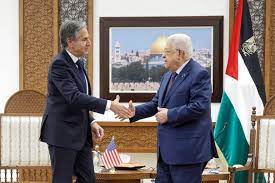 Blinken meets Palestinian leader in West Bank, stepping up Mideast diplomacy as Gaza war escalates