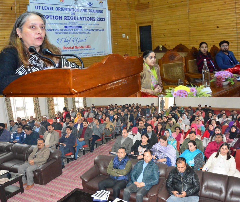 SARA organises UT-level training on Adoption Regulations 2022