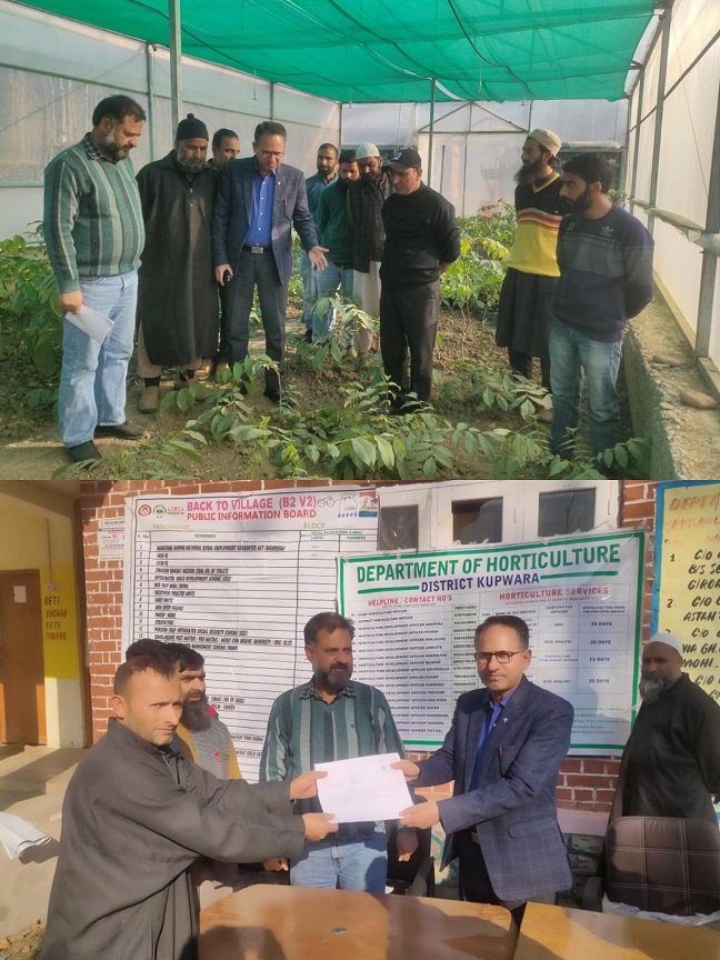 Director Horticulture conducts comprehensive tour of Kupwara
