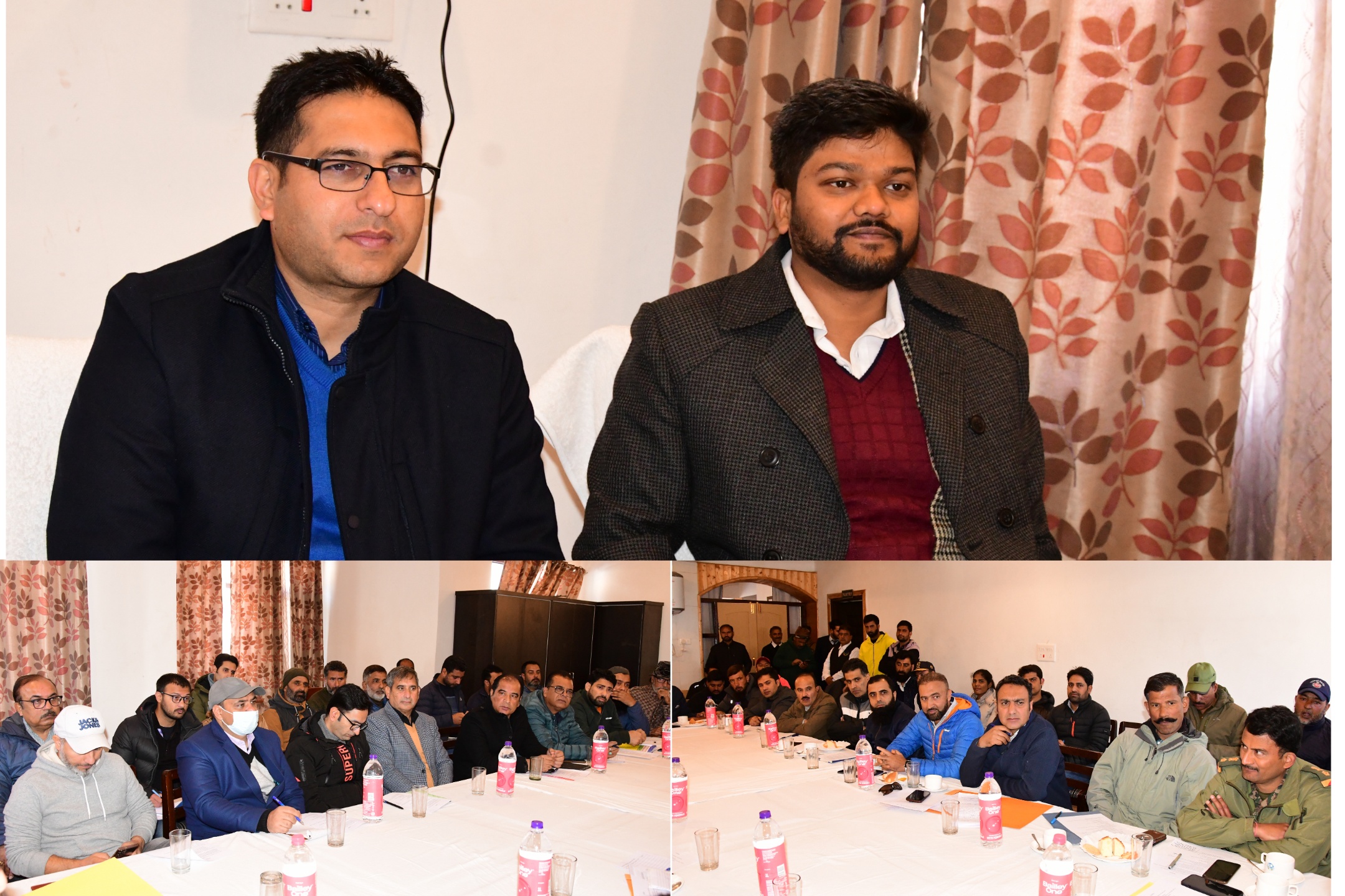 DC Gbl, Director Tourism review winter preparedness at Sonamarg