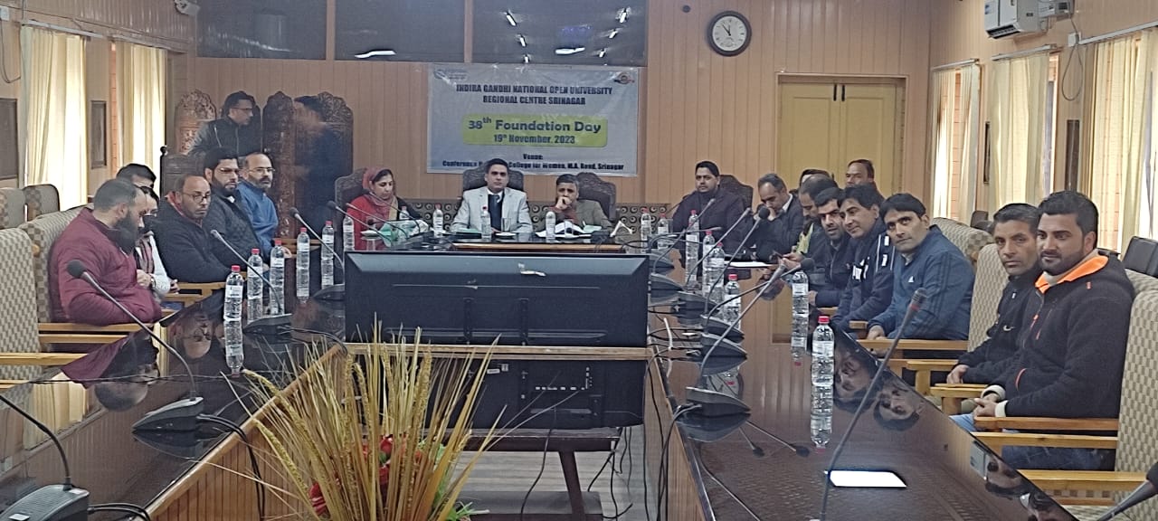 IGNOU celebrated its 38th Foundation Day