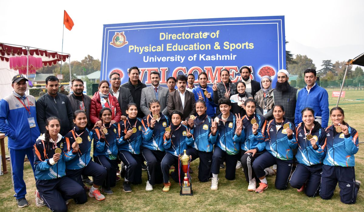 North Zone Inter University volleyball tournament (Women) 2023-24 concludes at KU