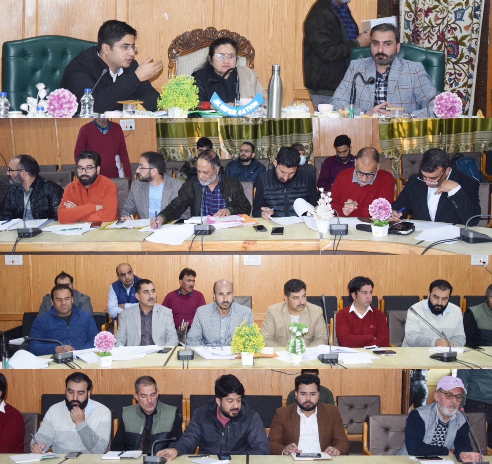 Secy Mining reviews progress of SSR of Photo Electoral Rolls of Pulwama, Shopian Districts