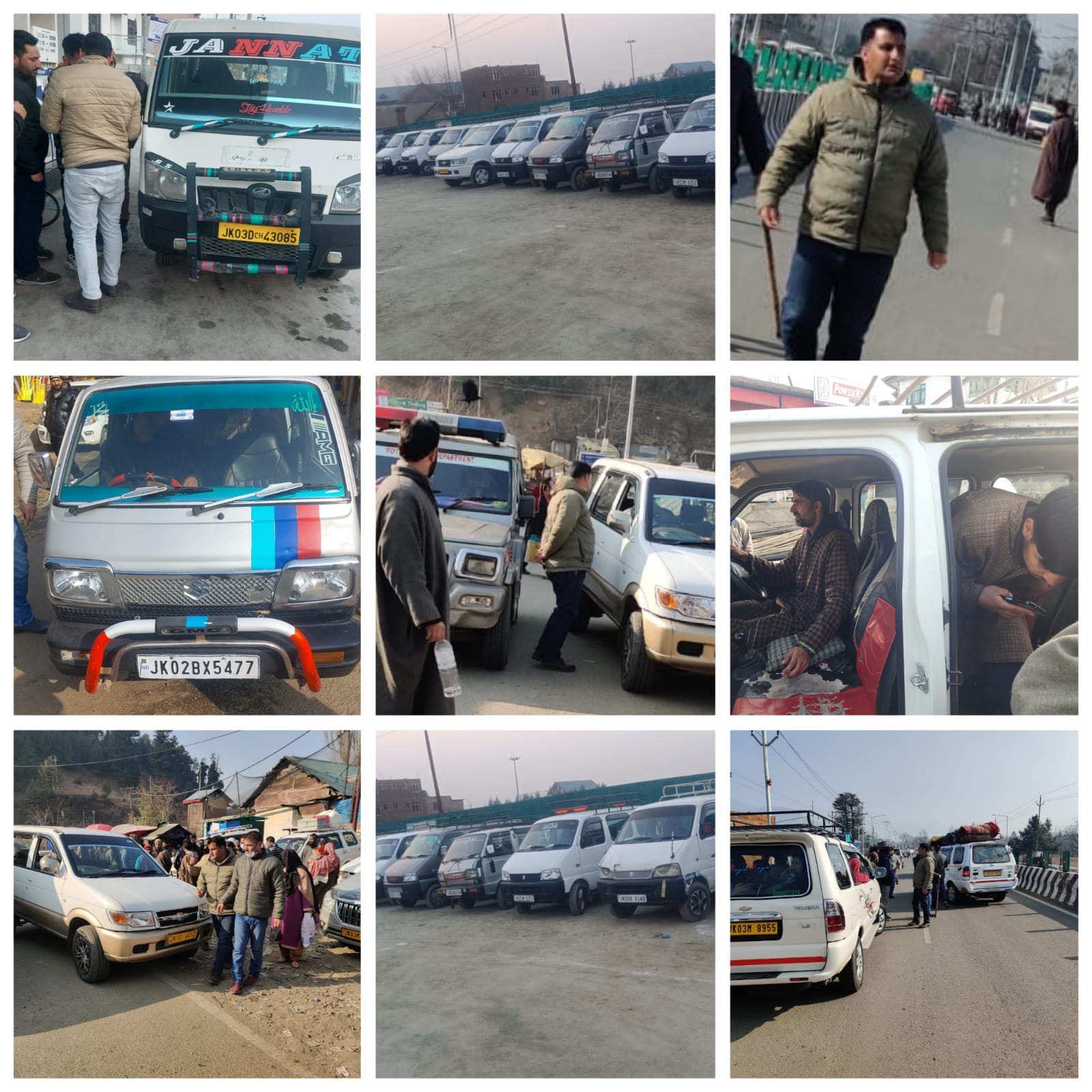 MVD Anantnag seizes 26 private vehicles at Kokernag