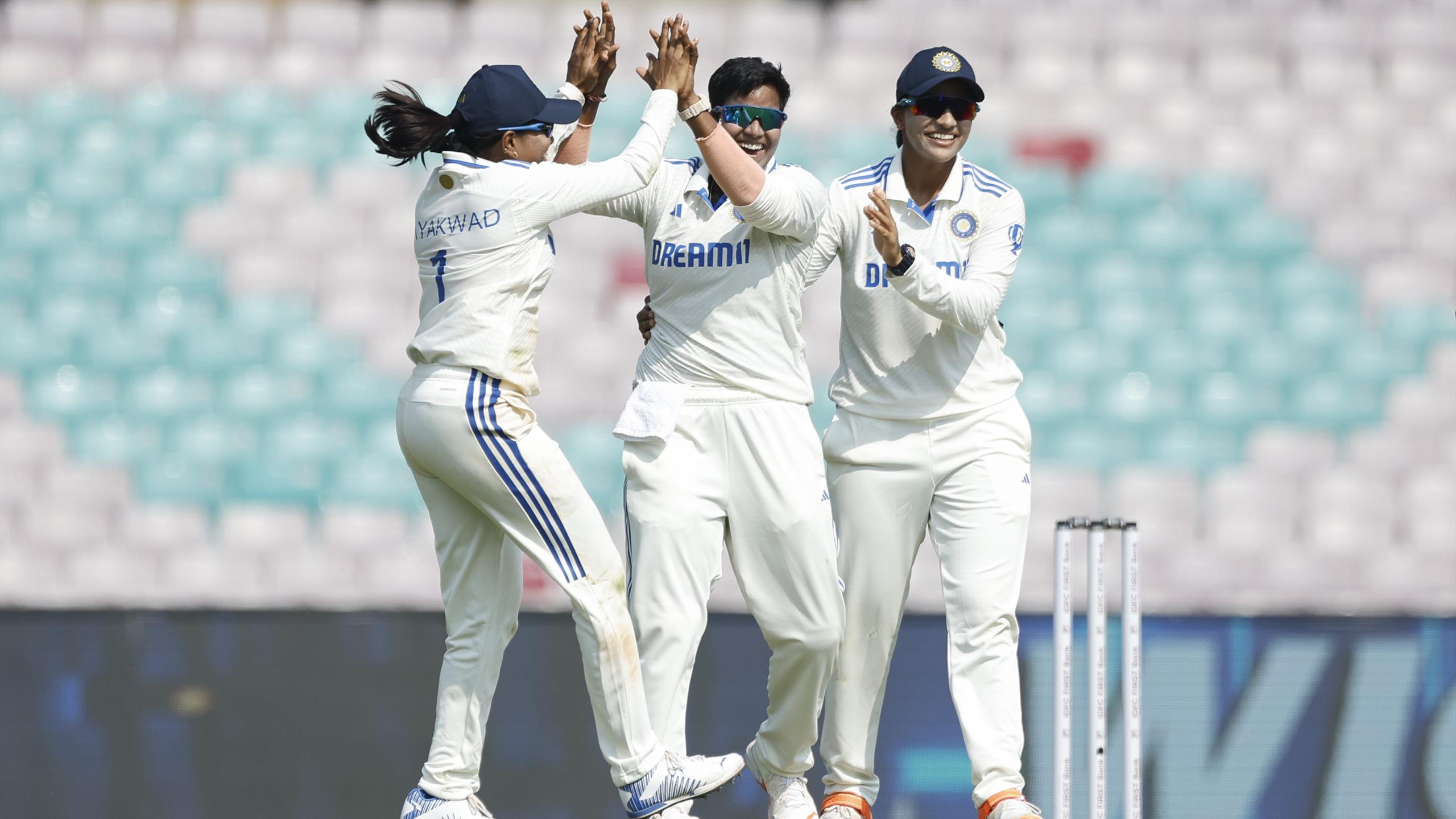 Deepti stars with all-round show as India Women eye maiden Test win at home over England
