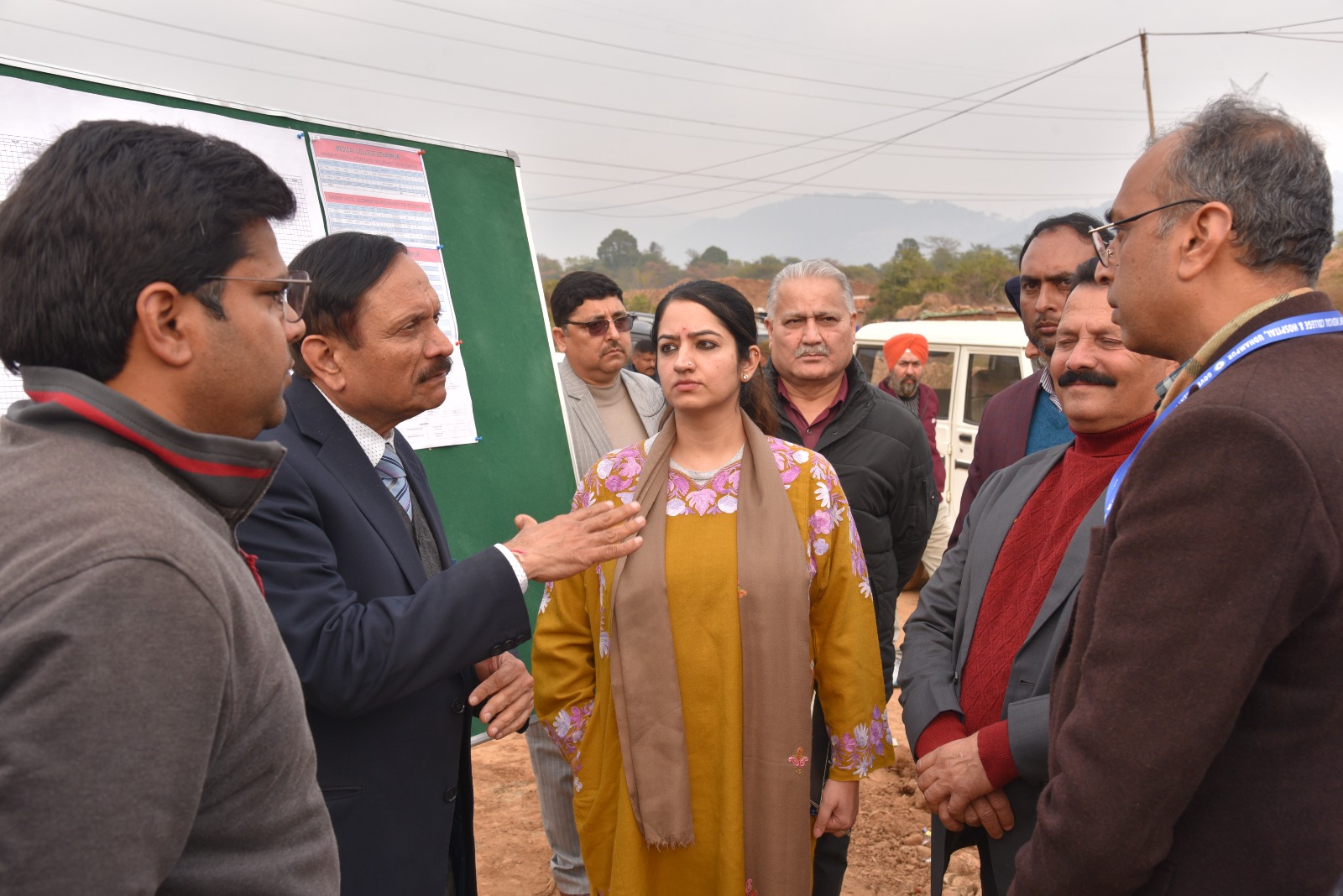 Advisor Bhatnagar reviews progress of works at GMC Udhampur