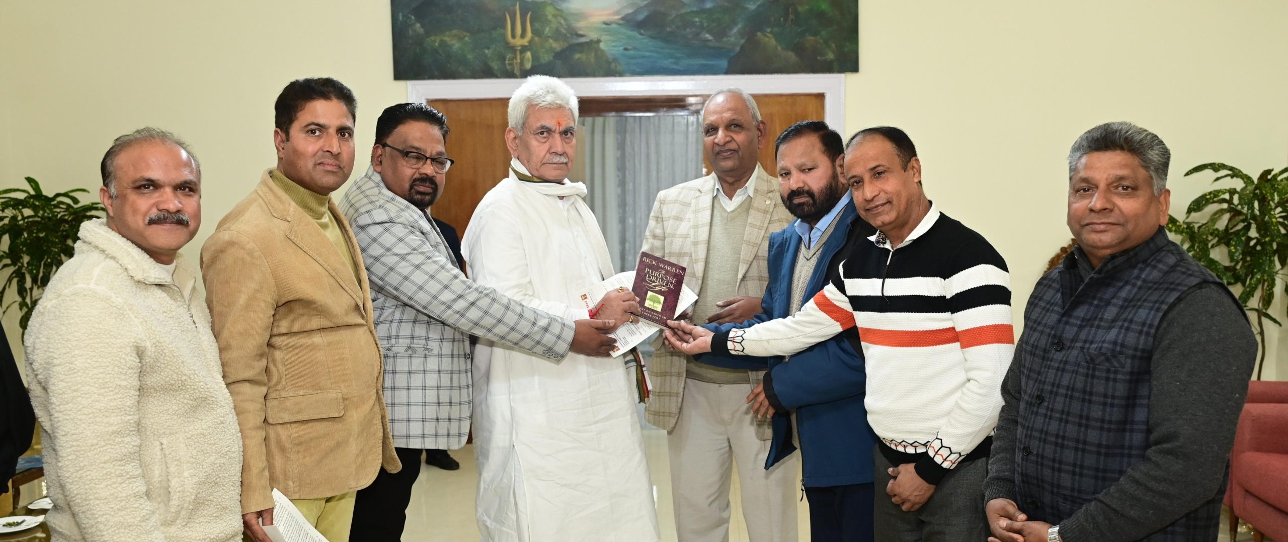 All India Masih Seva Dal delegation, Chairperson J&K Waqf Board call on LG
