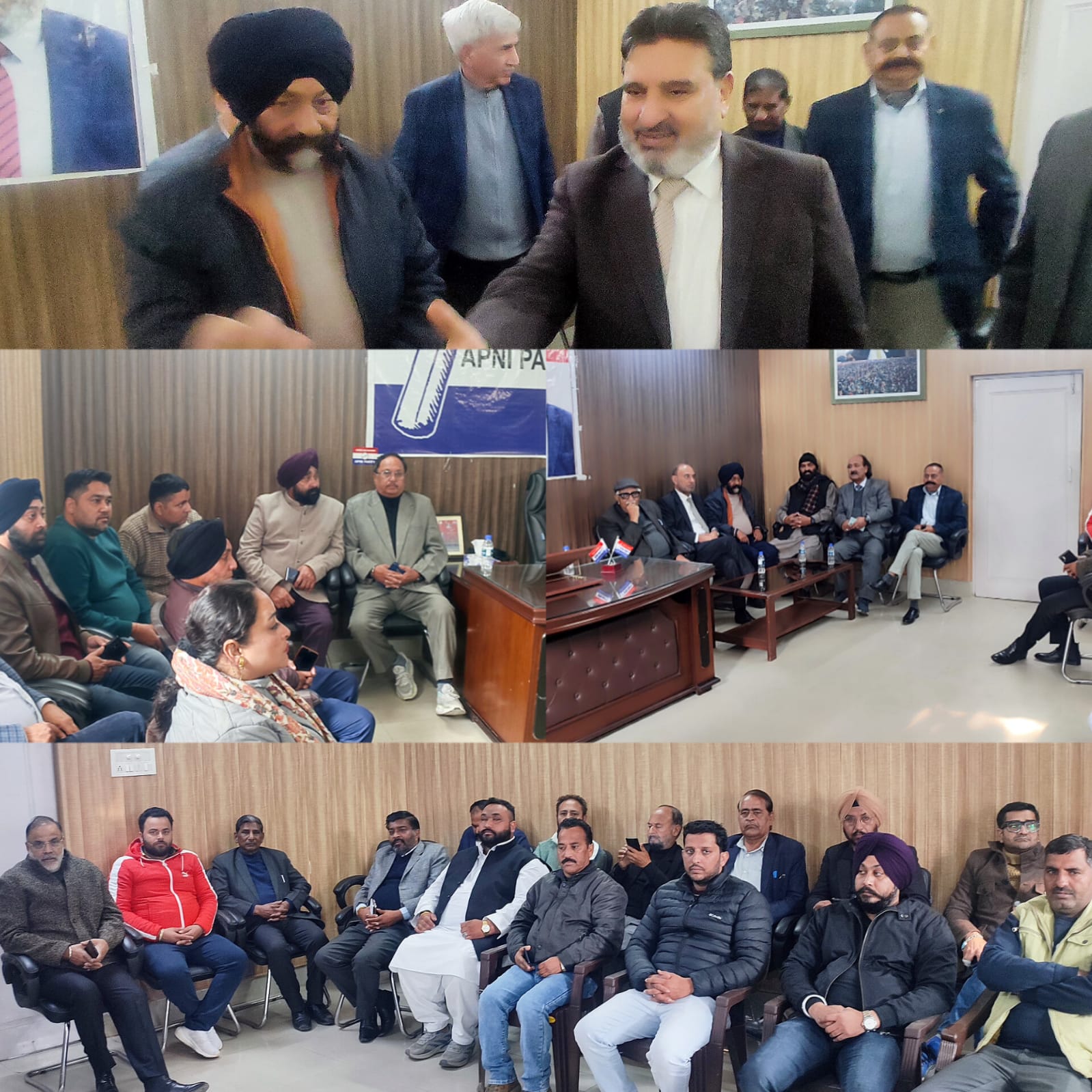Altaf Bukhari reviews public outreach program of Apni Party in Jammu