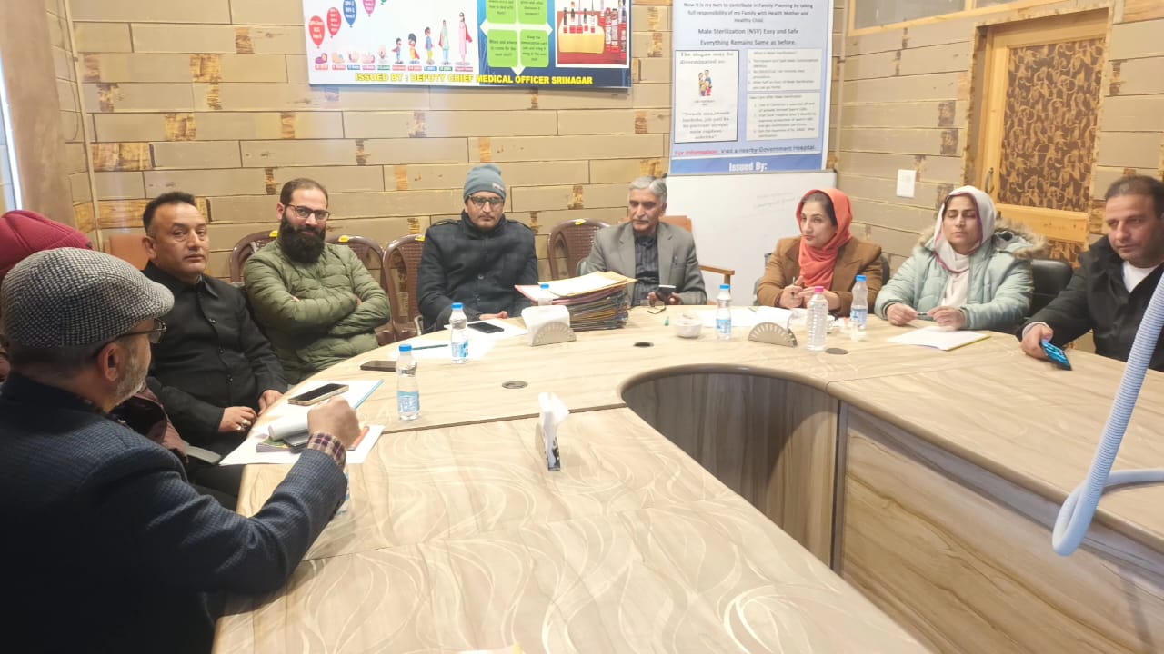 PC&PNDT District Advisory Committee meeting held at Srinagar