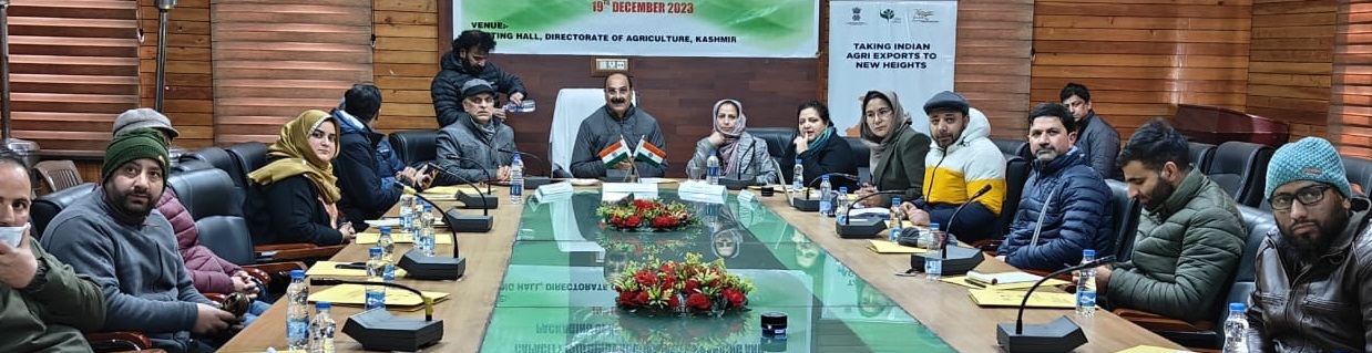 Kashmir’s unique agricultural products flourish due to special agro-climatic conditions, says Dir Agriculture