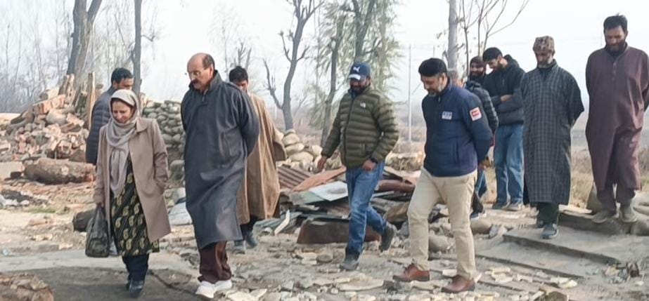 Director Agri inspects developmental works at SMF Allowpora