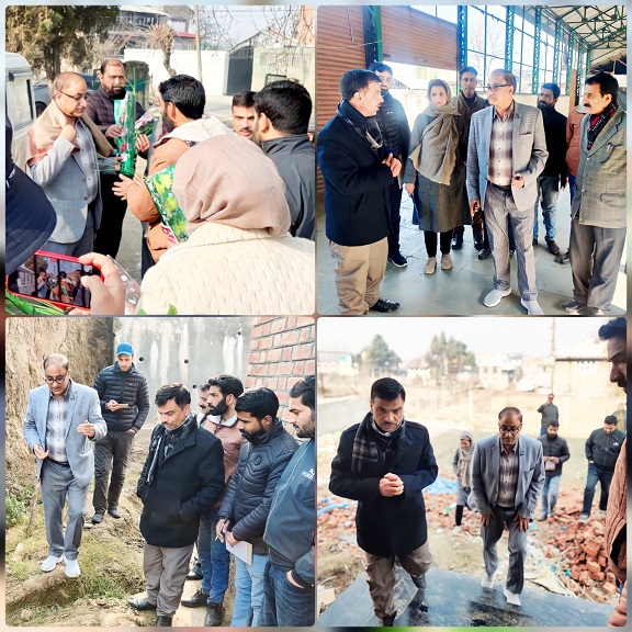 Director Sericulture takes stock of ongoing developmental works at Anantnag 