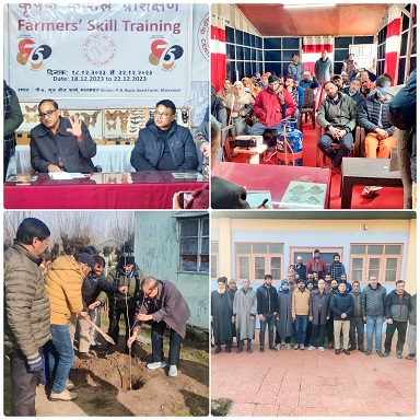 Director Sericulture inaugurates FST programme at Manasbal