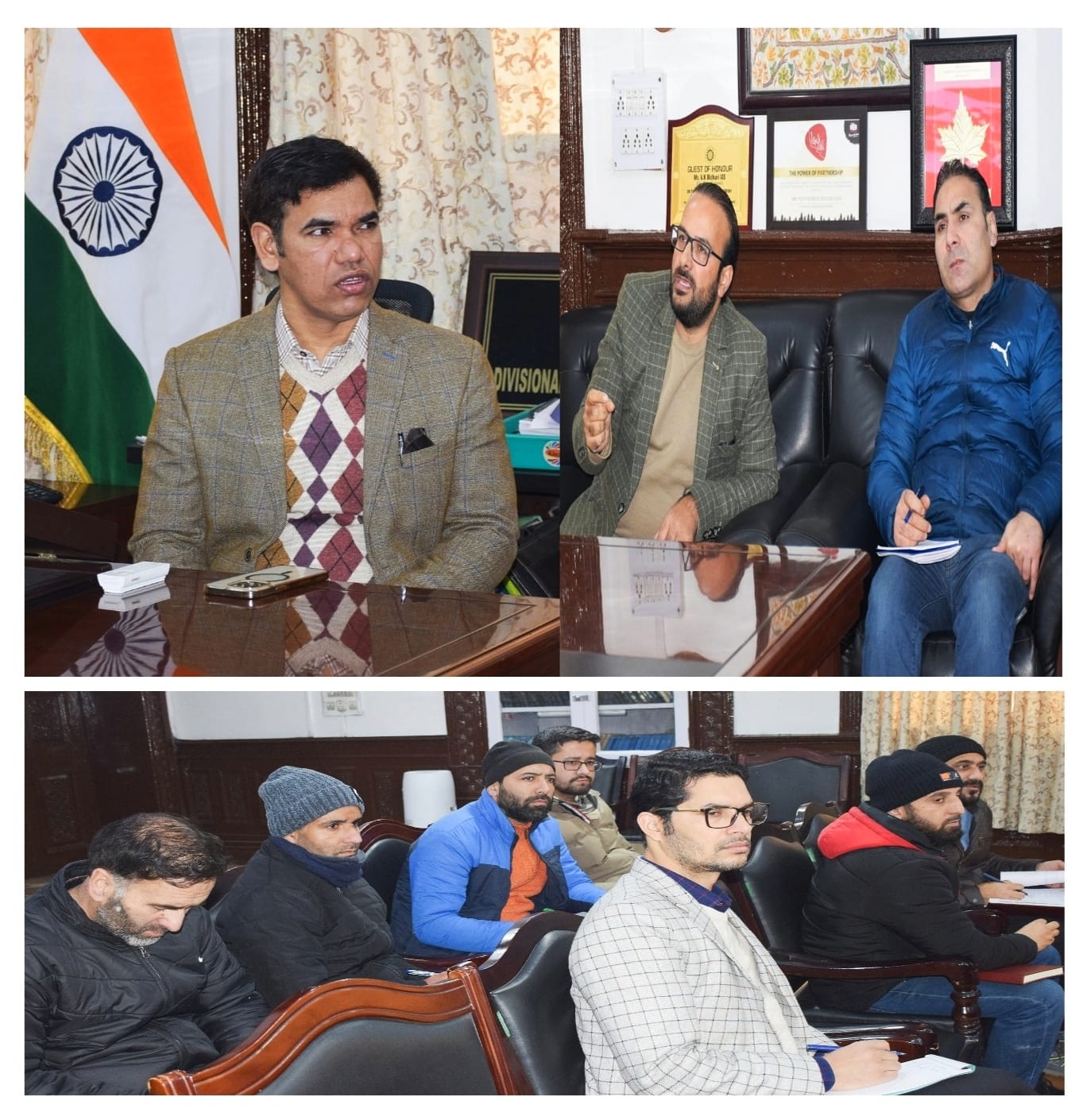 In-situ eco-development of Dal hamlets: Div Com reviews execution of projects