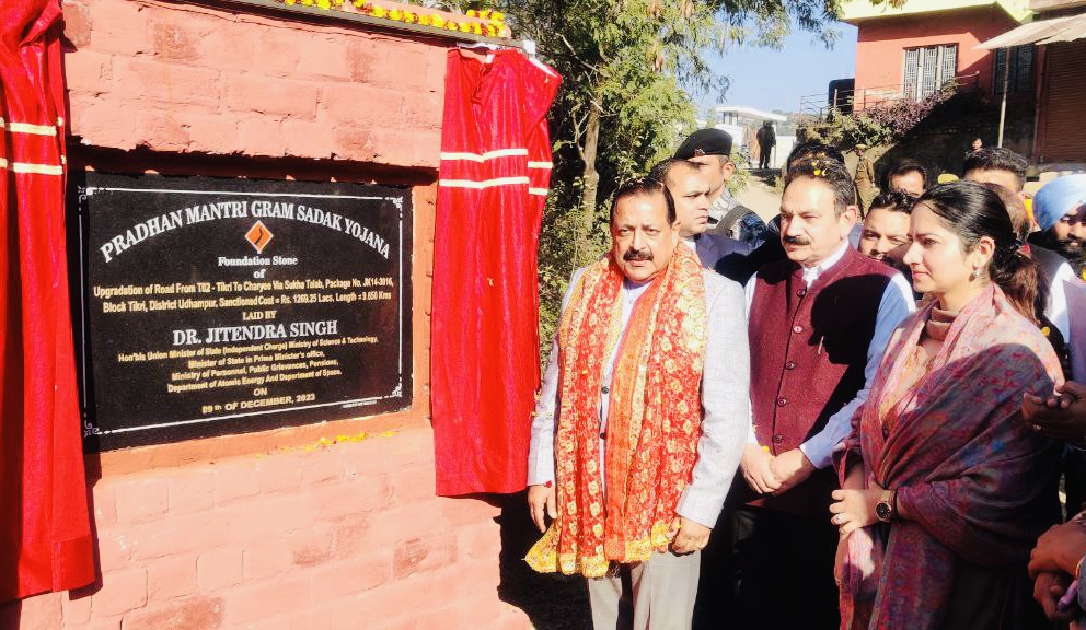 PMGSY proving handy in connecting hilly and tough areas: Dr Jitendra Singh
