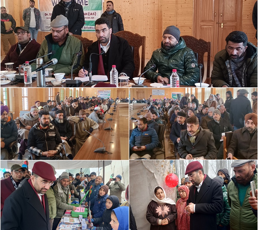 Secy Tourism convenes public darbar at Chijhama