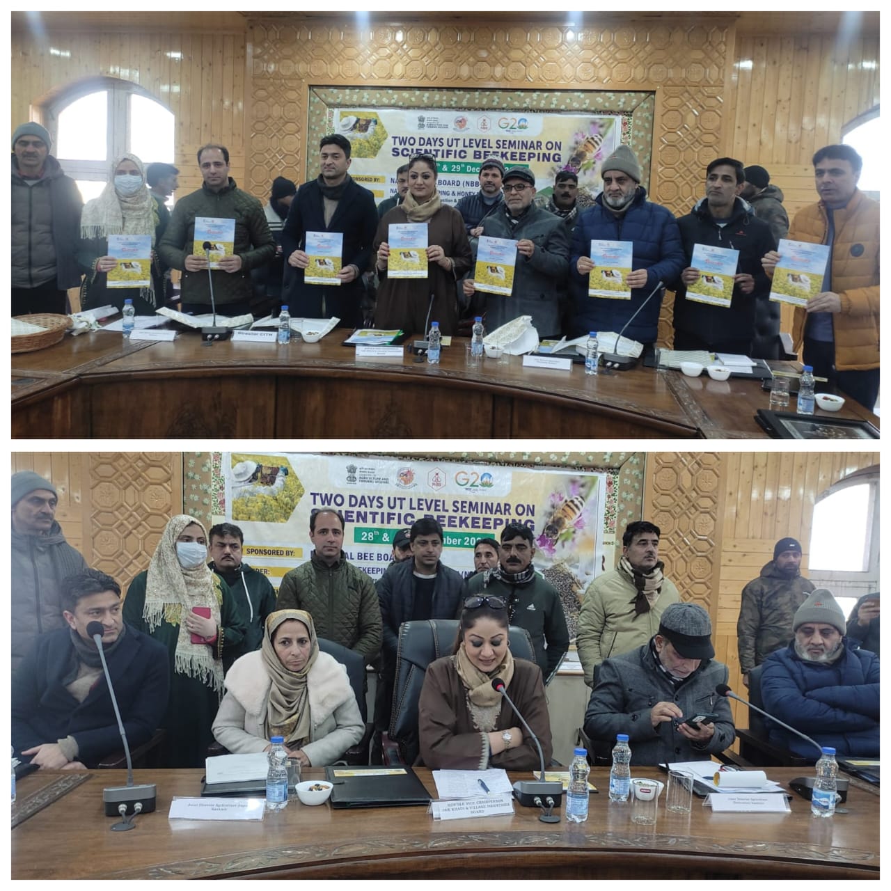 UT-level seminar on scientific beekeeping commences at Kashmir Haat Srinagar