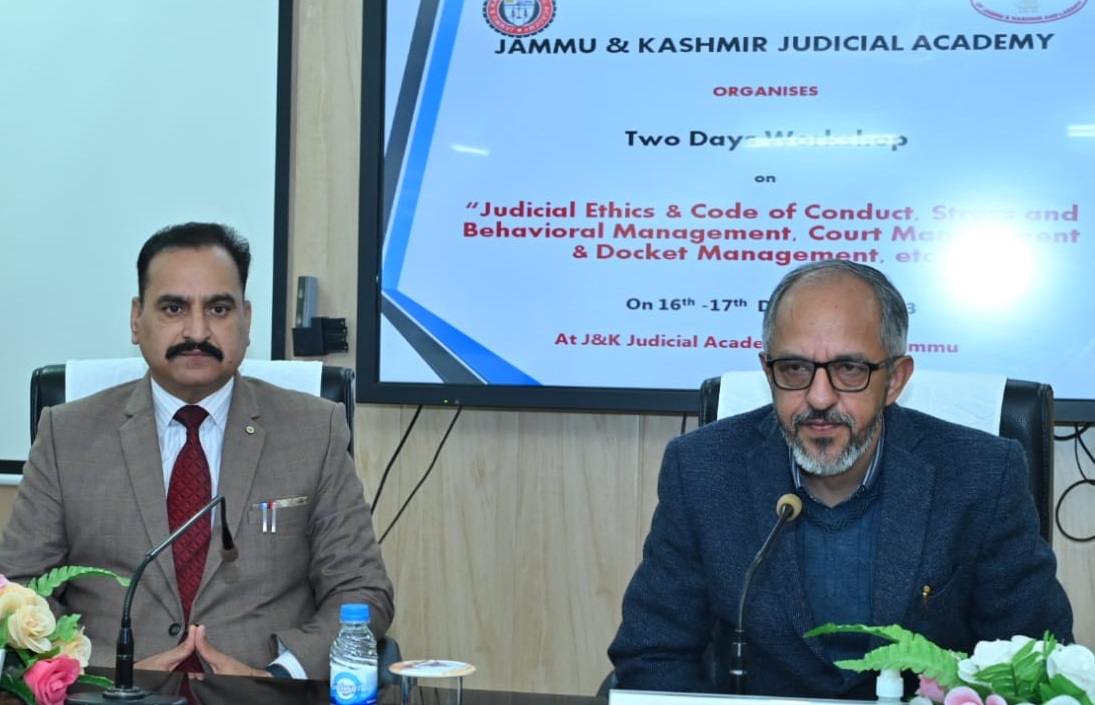 Two-day workshop for Judicial Officers concludes at Judicial Academy, Jammu