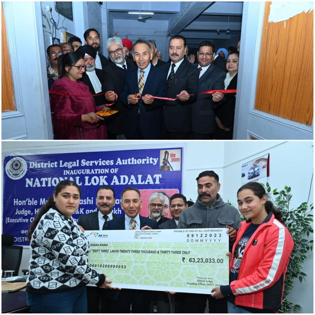 4th National Lok Adalat held across J&K