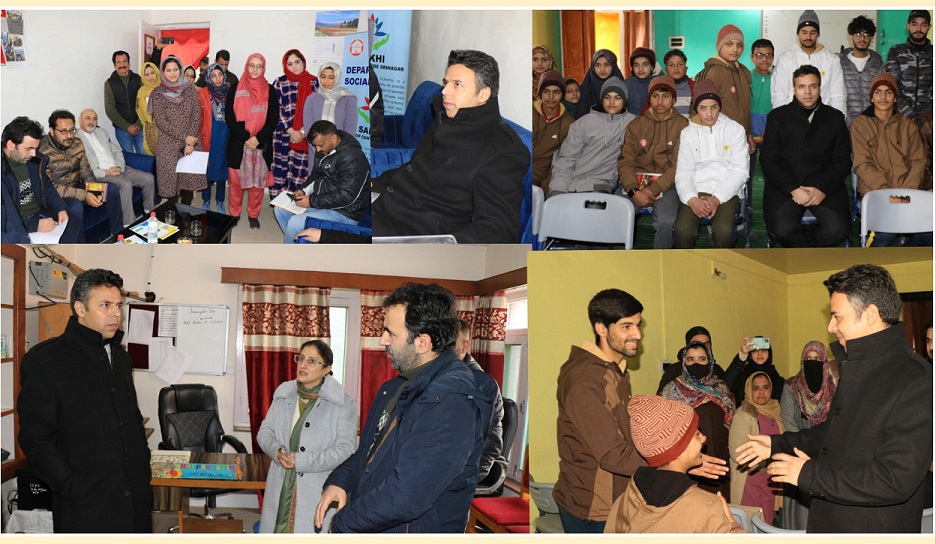 DC Sgr visits One Stop Centre for Women and District Hub for Empowerment of Women at Bemina