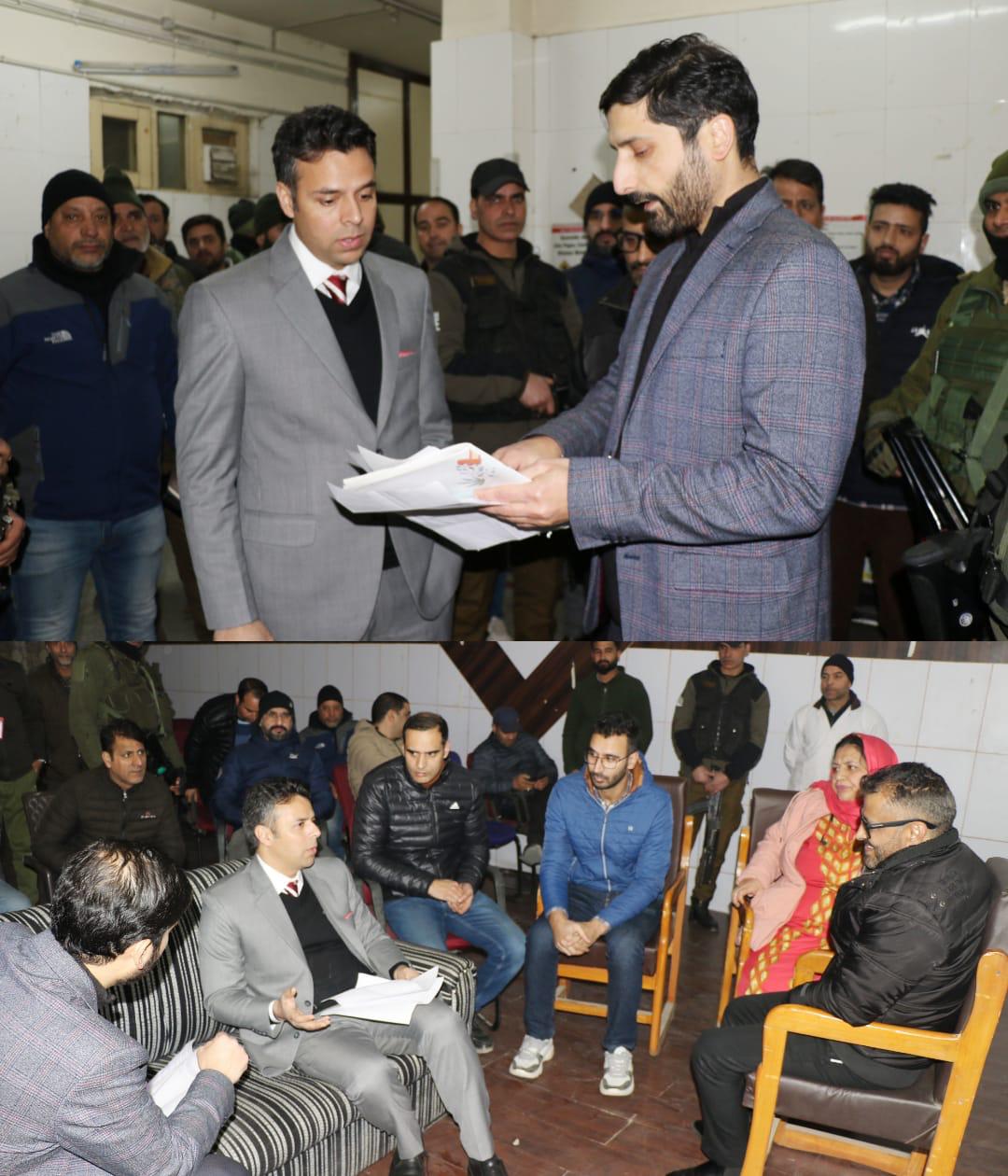 Secretary Health conducts surprise inspection of DH Shopian