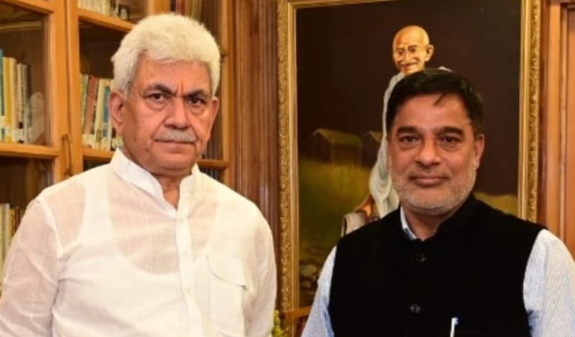 Chairman DDC Budgam calls on LG