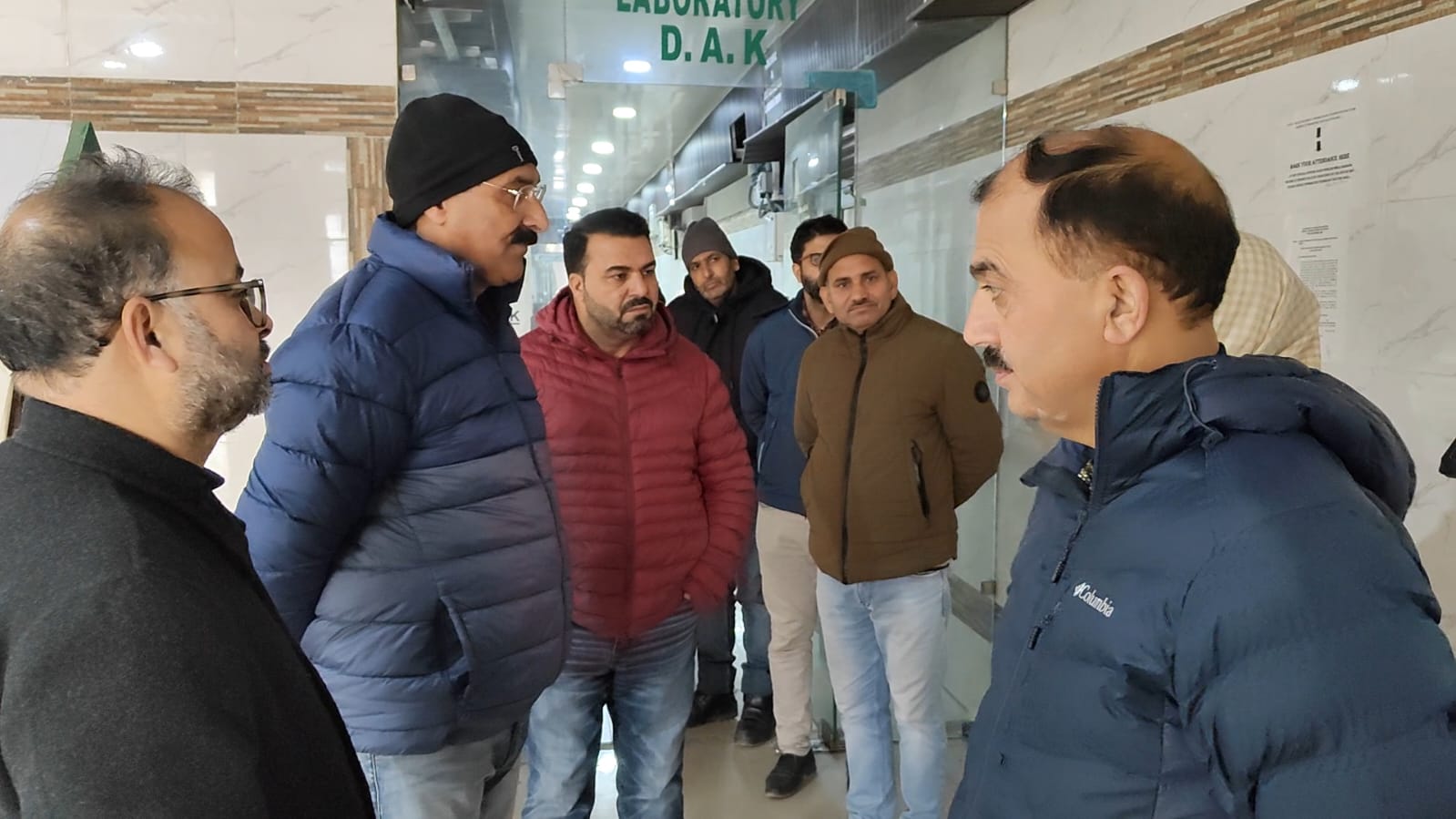 Director Agriculture inspects subordinate offices at Lalmandi Srinagar