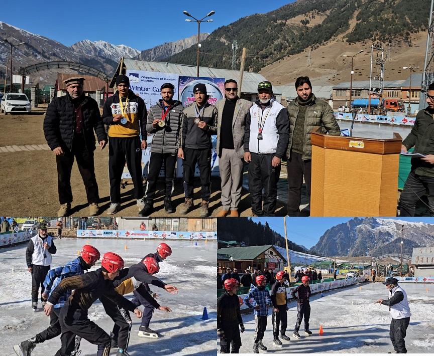 First-ever Ice Skating camp concludes at Sonamarg