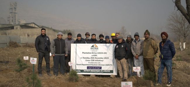 Khyber Industries Pvt Ltd. holds mega plantation drive