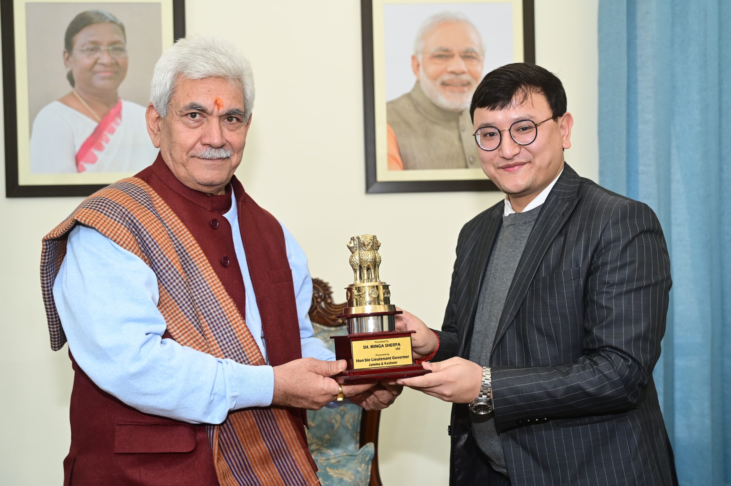 Raj Bhawan bids farewell to Minga Sherpa