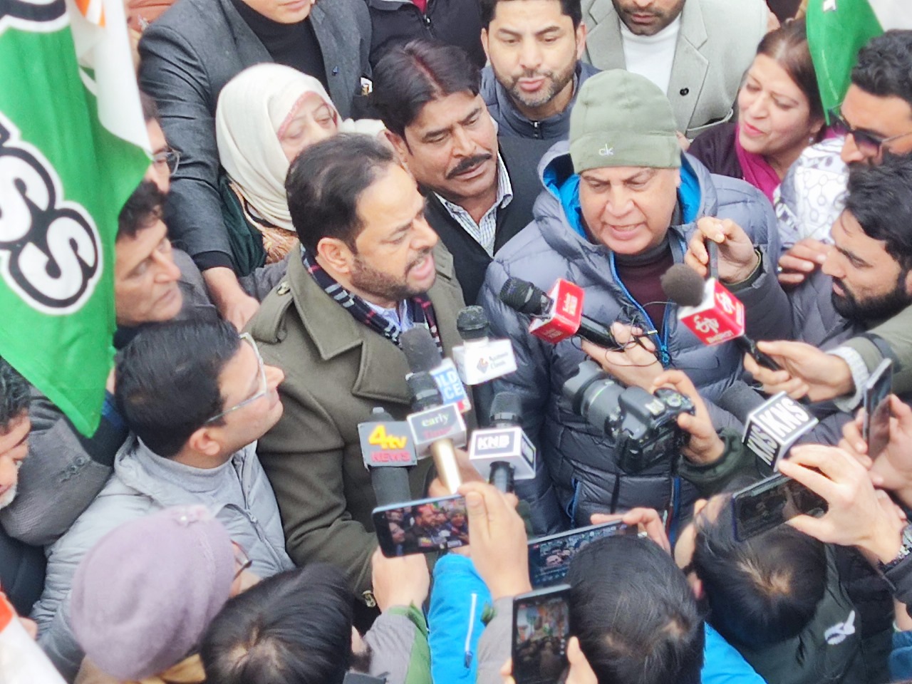 JKPCC holds protest against attack on Rahul Gandhi’s yatra in Assam