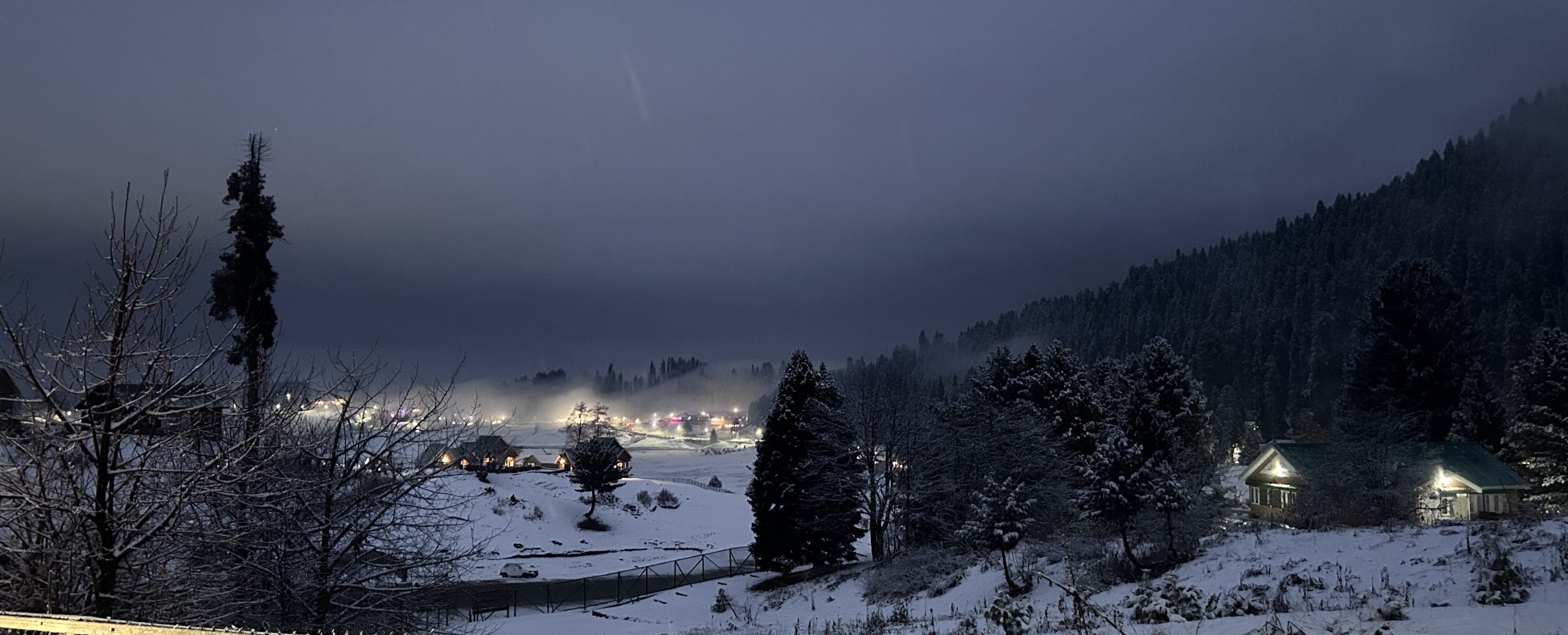 Finally, Gulmarg, and other higher reaches receive some snowfall