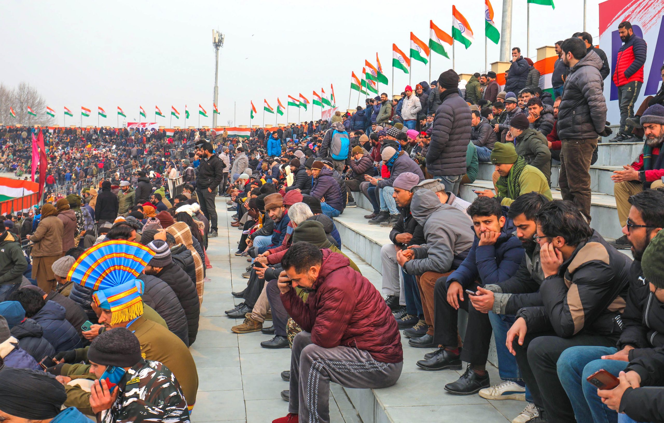 Bakshi Stadium witnesses huge turnout