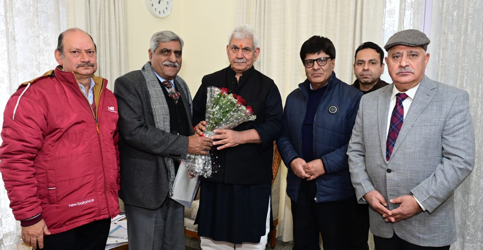 Hindu Education Society Kashmir delegation calls on LG