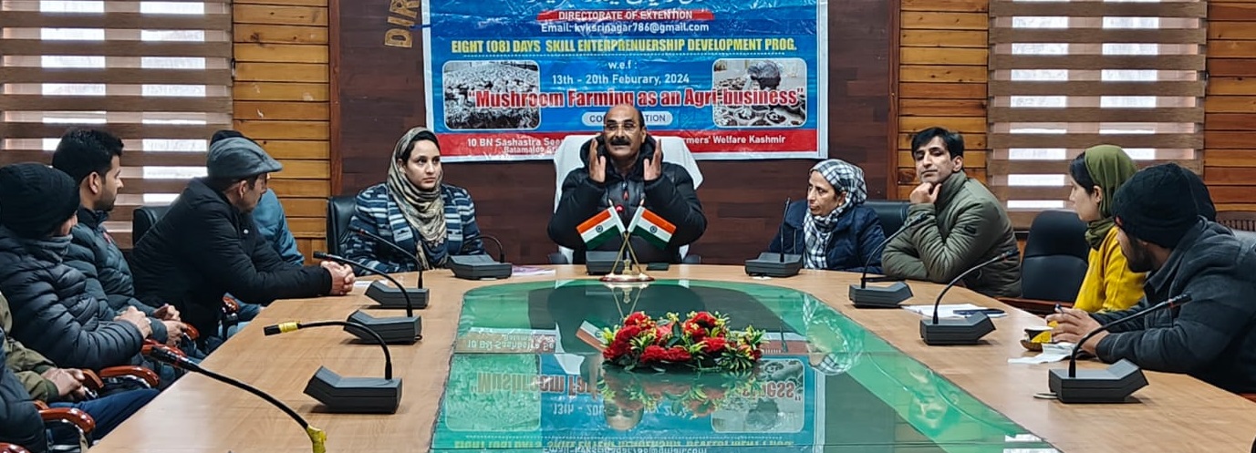 Mushroom farming has the potential for employment generation: Director Agriculture