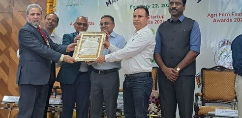 Dr Tariq wins Best Language Film Award at MANAGE Agri Film Festival-2023
