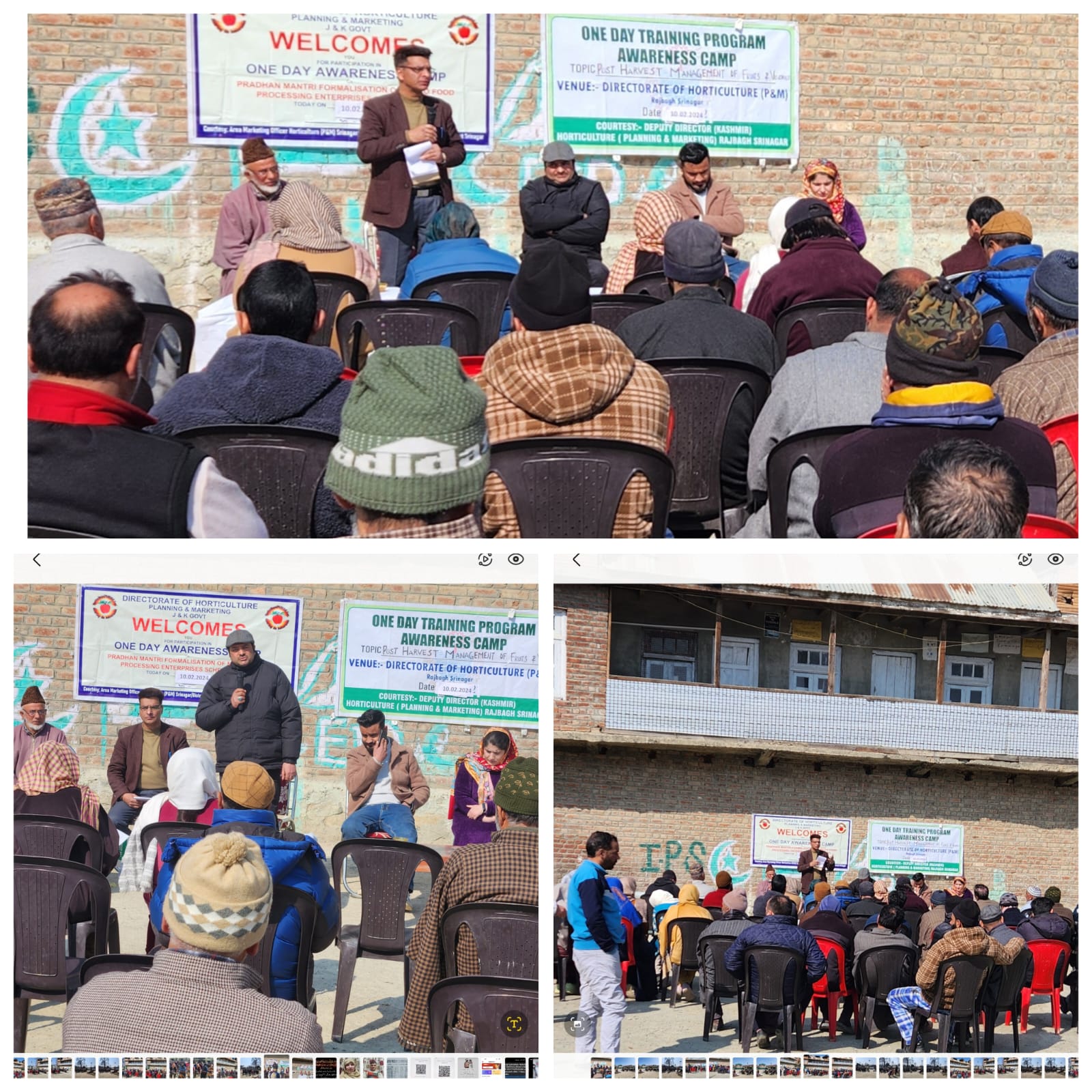 HP&M Deptt organises awareness camp on PMFME at Nowgam