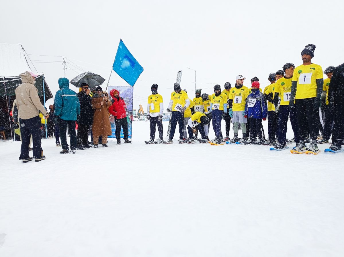 National Snowshoe Championship engages winter sports enthusiasts in Sonamarg
